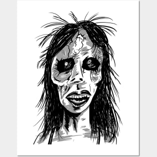 Zombie Woman Posters and Art